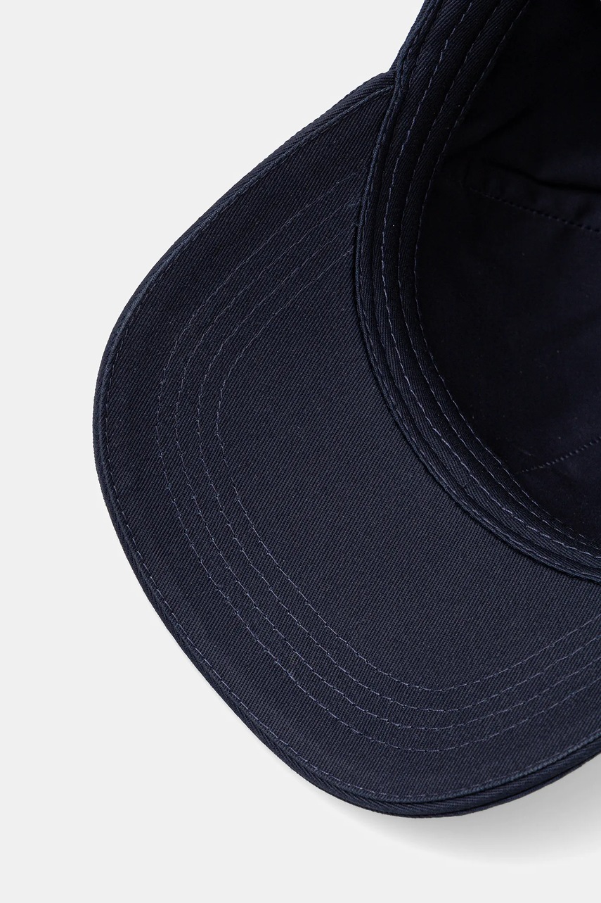 Βαμβακερό καπέλο του μπέιζμπολ Guess χρώμα: ναυτικό μπλε, AW5362 COT01 φωτογραφία