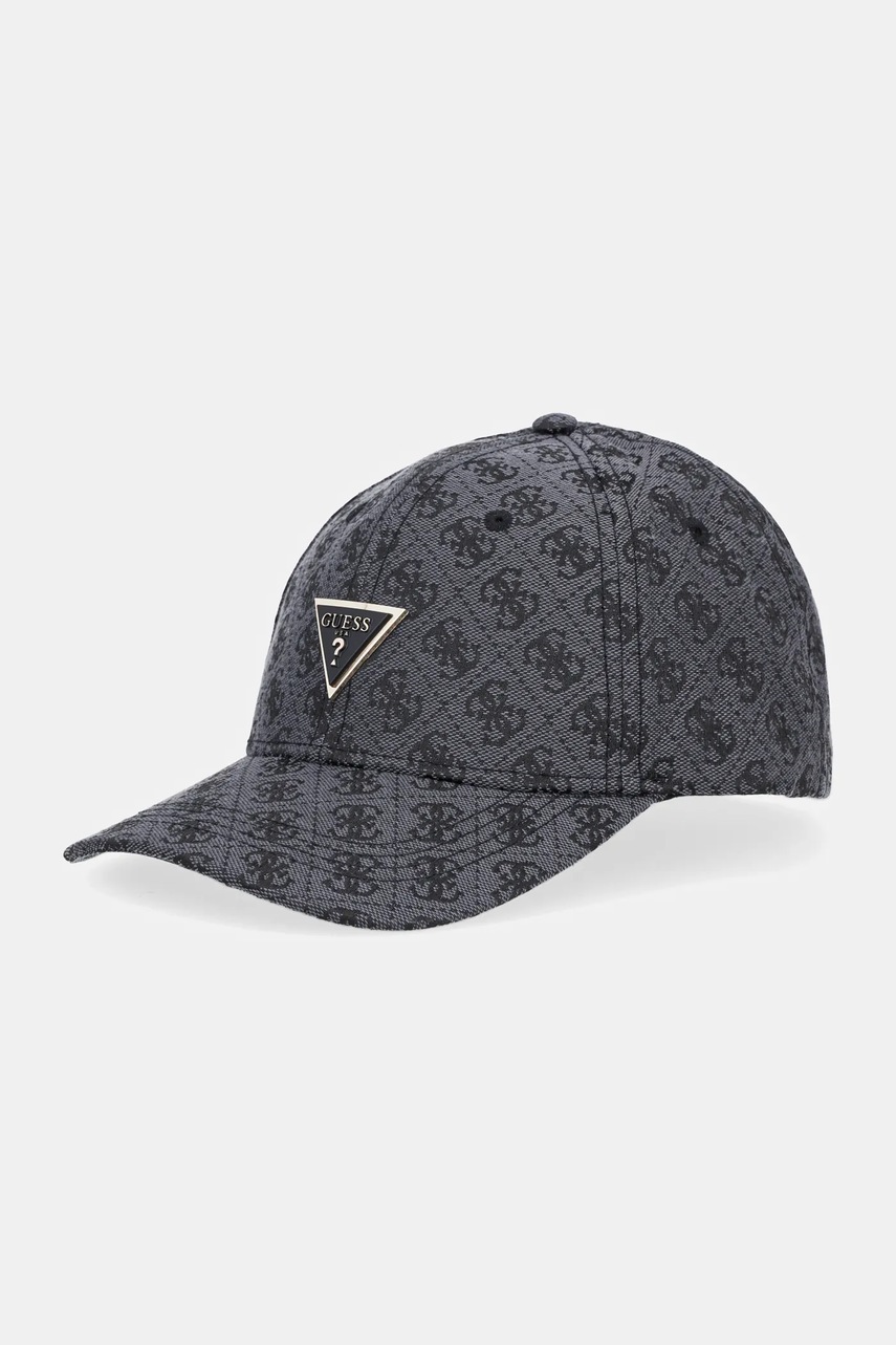 Levně Kšiltovka Guess KATYA šedá barva, AW5368 POL01