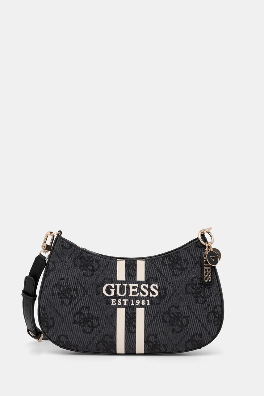 Levně Kabelka Guess NOELLE šedá barva, HWOS96 72180