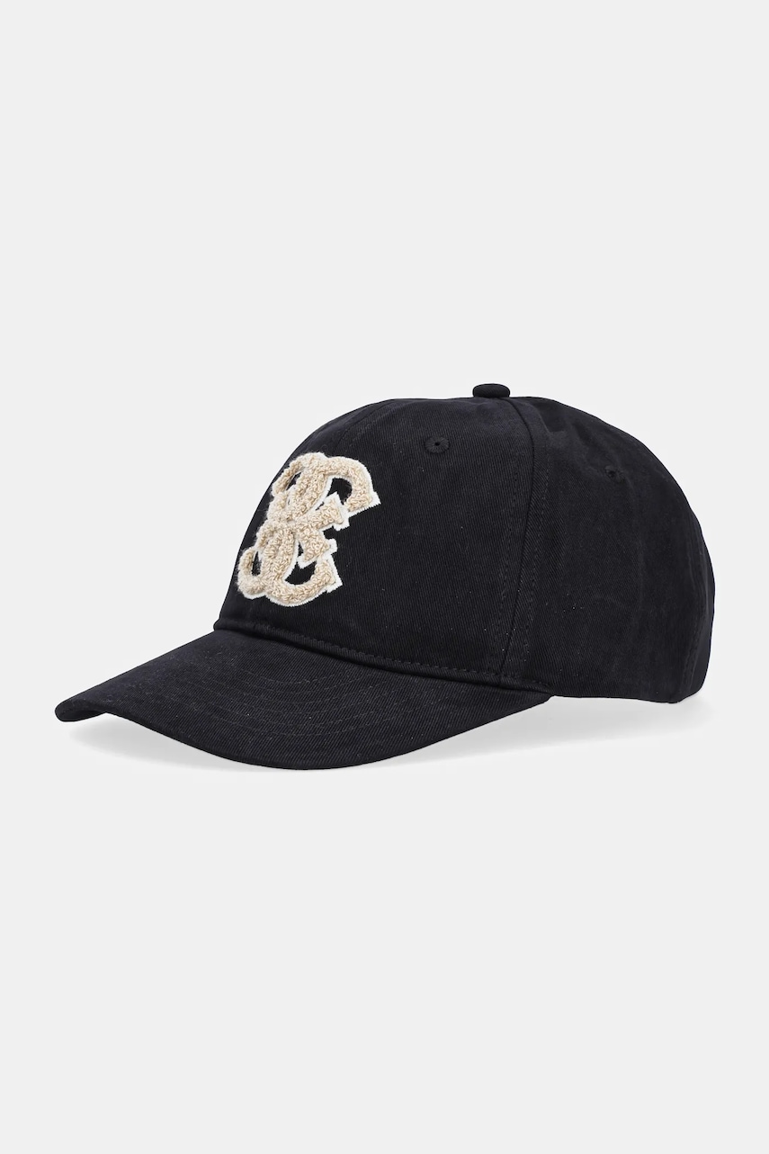 Levně Bavlněná baseballová čepice Guess černá barva, V5YZ00 WFKN0