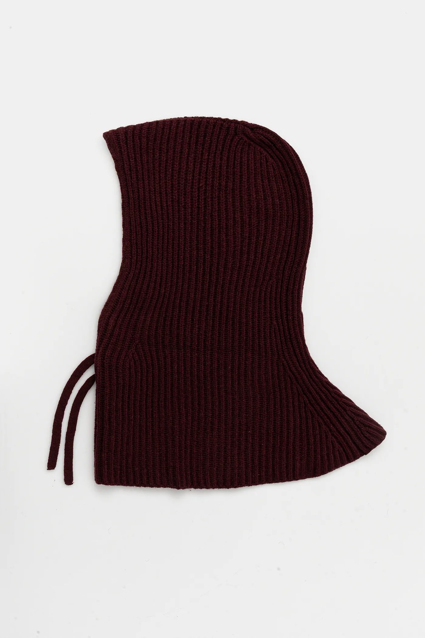 Шерстяной капор Pinko цвет бордовый  104494 A2Z1