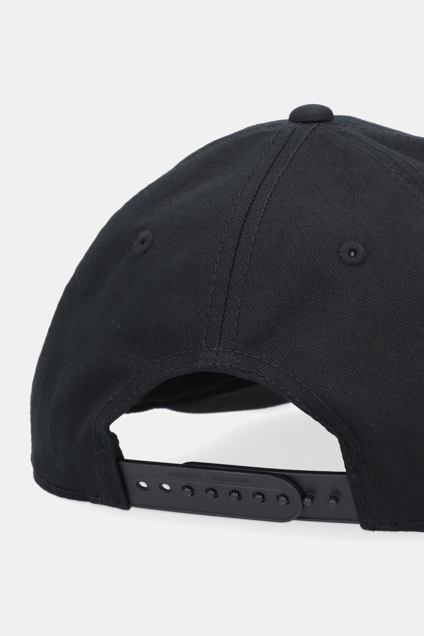 Хлопковая кепка Armani Exchange цвет чёрный XW001486 AF19099 Хлопковая кепка Armani Exchange цвет чёрный XW001486 AF19099