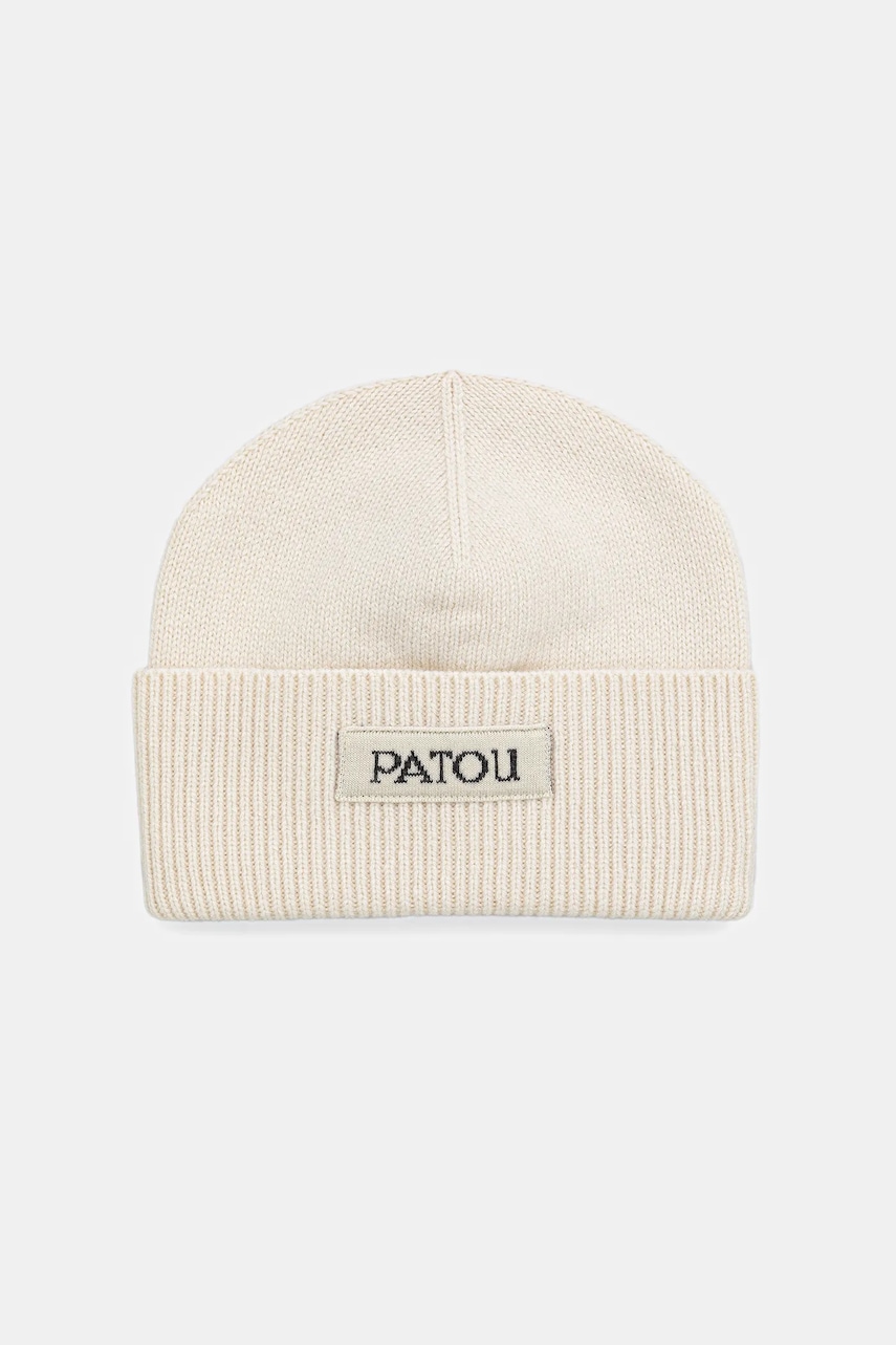 Levně Vlněná čepice Patou béžová barva, AC1058064