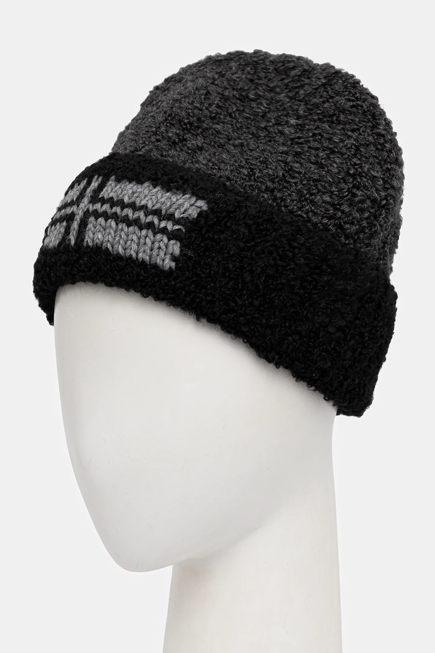 Шапка с примесью шерсти Napapijri F-Baita цвет серый  NP0A88Y39411