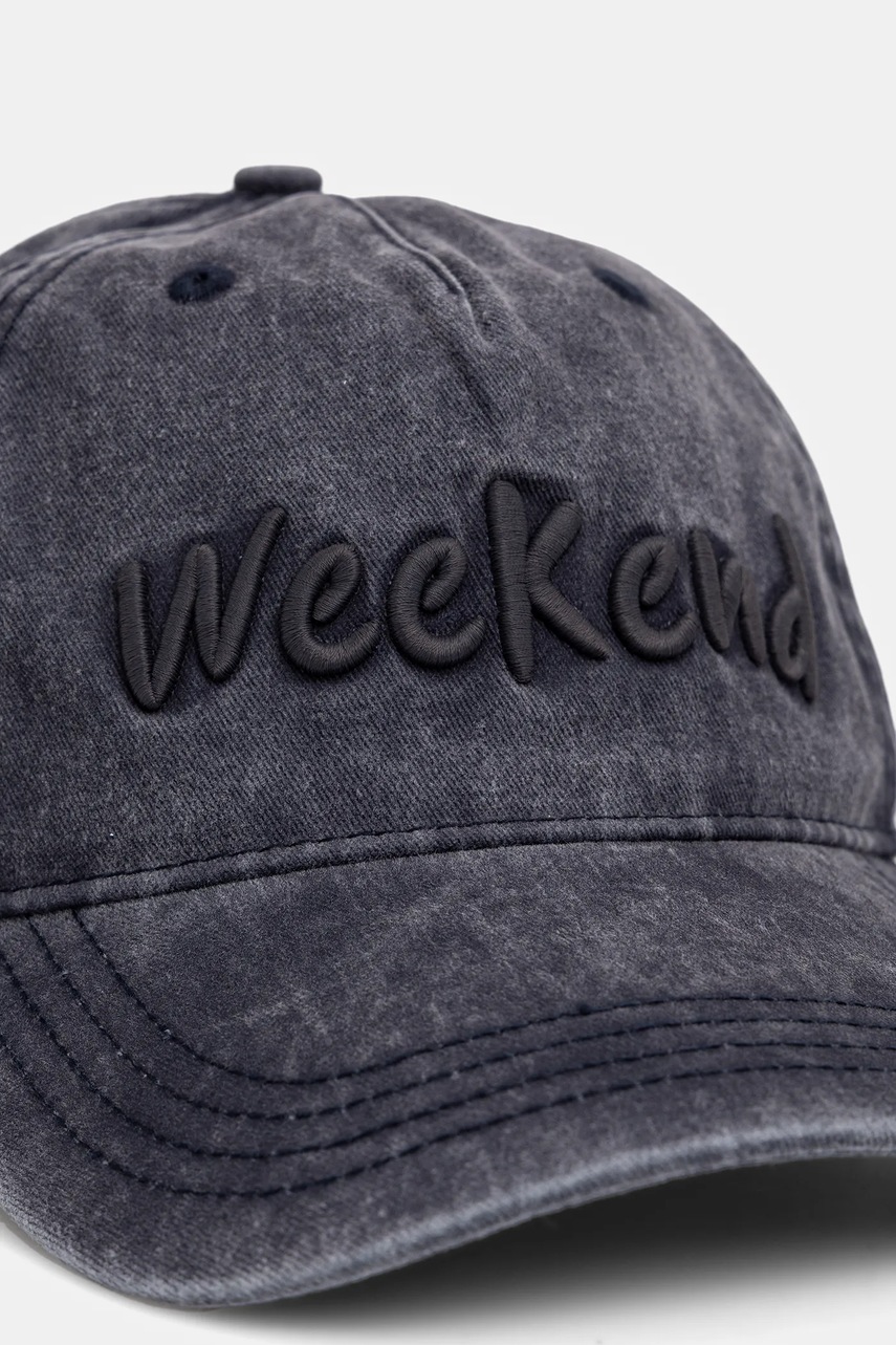 Хлопковая кепка Weekend Max Mara BRUNO цвет синий 2525576024600