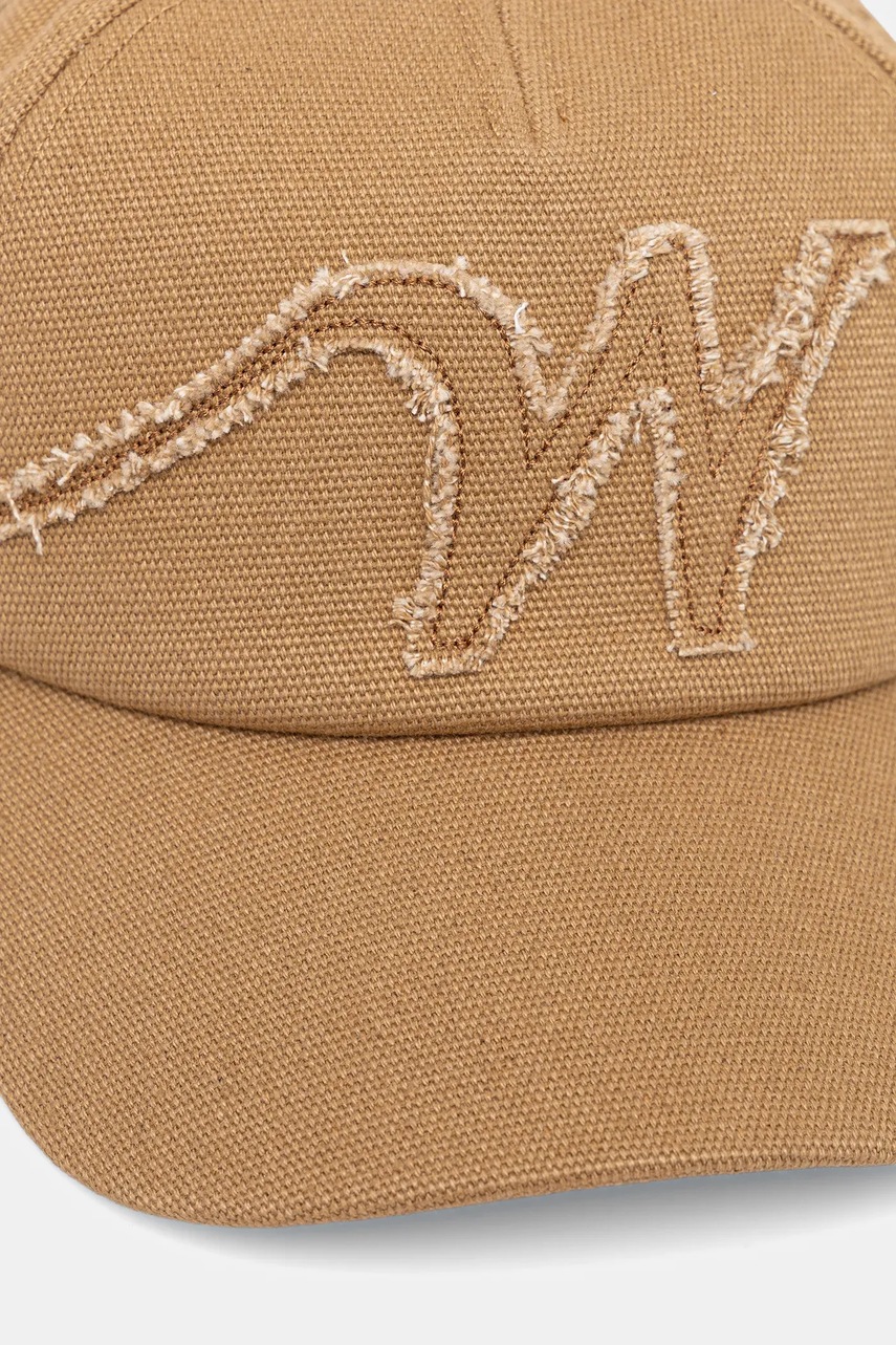 Шапка Weekend Max Mara RUGIADA цвет бежевый с аппликацией 2525576054600