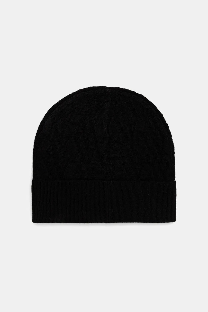 Шерстяная шапка Armani Exchange цвет чёрный  XW001495 AF11956