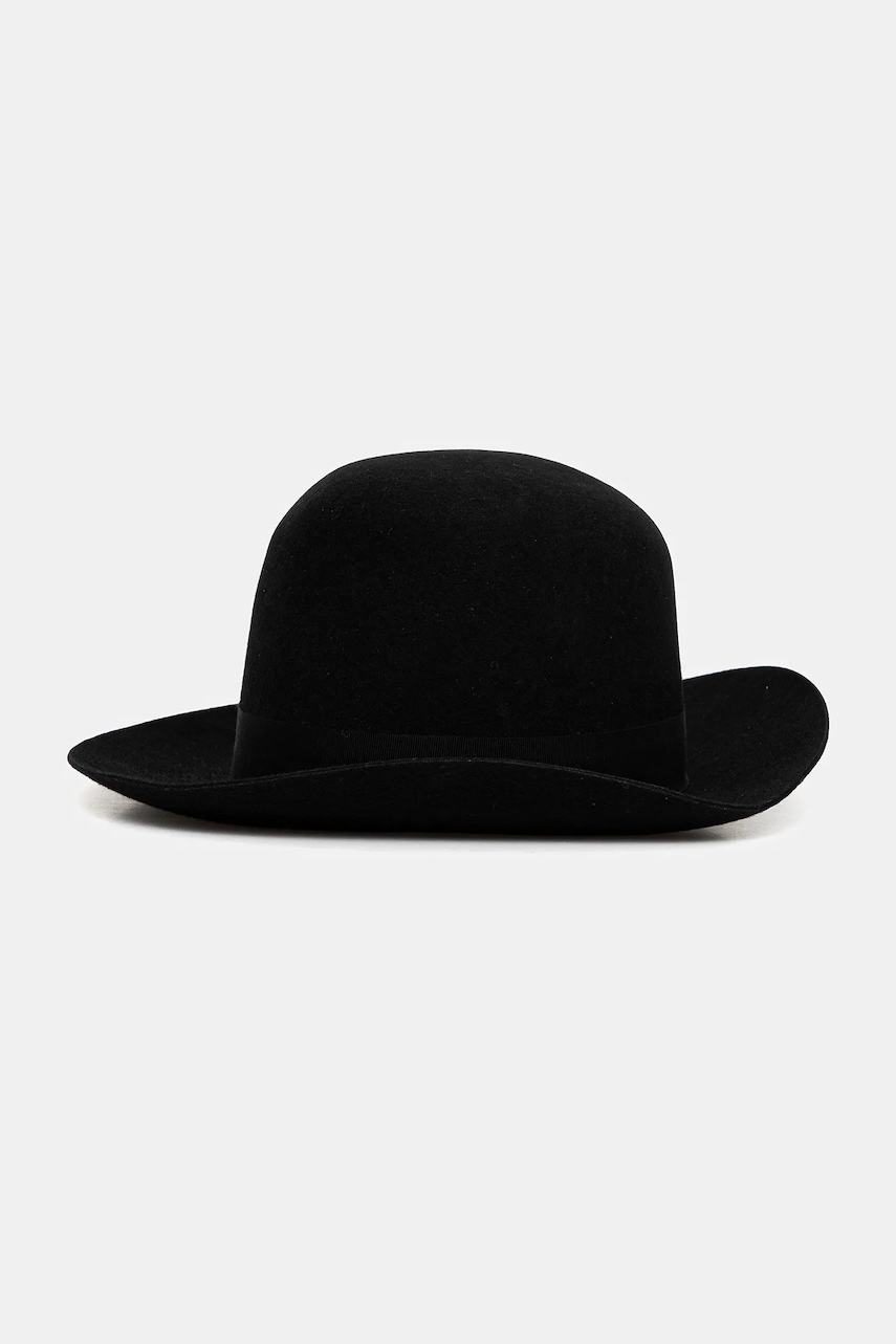 Levně Vlněný klobouk Emporio Armani černá barva, EW003151 AF20030