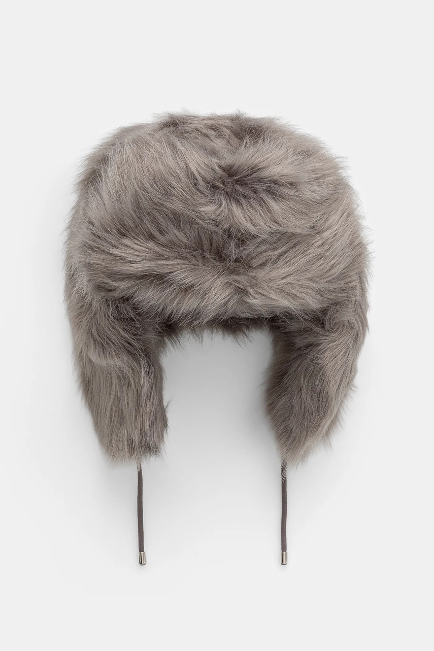 Шапка Patrizia Pepe цвет серый  2F0100 E036