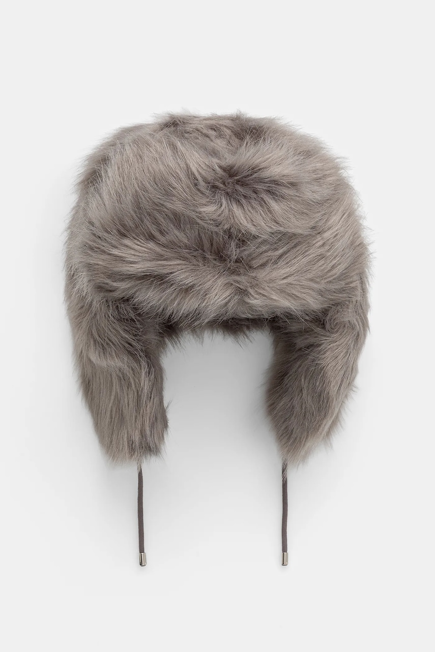 Шапка Patrizia Pepe цвет серый 2F0100 E036 Шапка Patrizia Pepe цвет серый 2F0100 E036