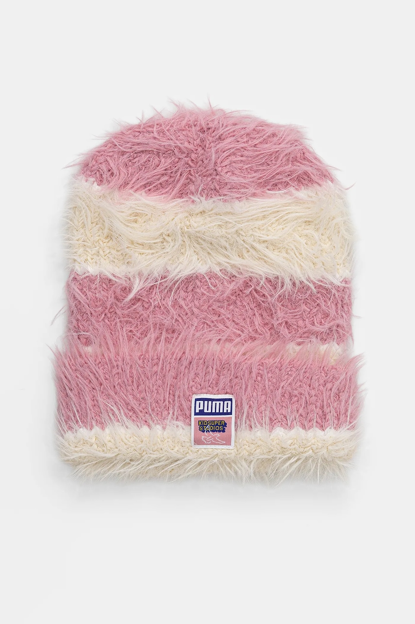 Puma căciulă PUMA x KIDSUPER culoarea roz, 26602