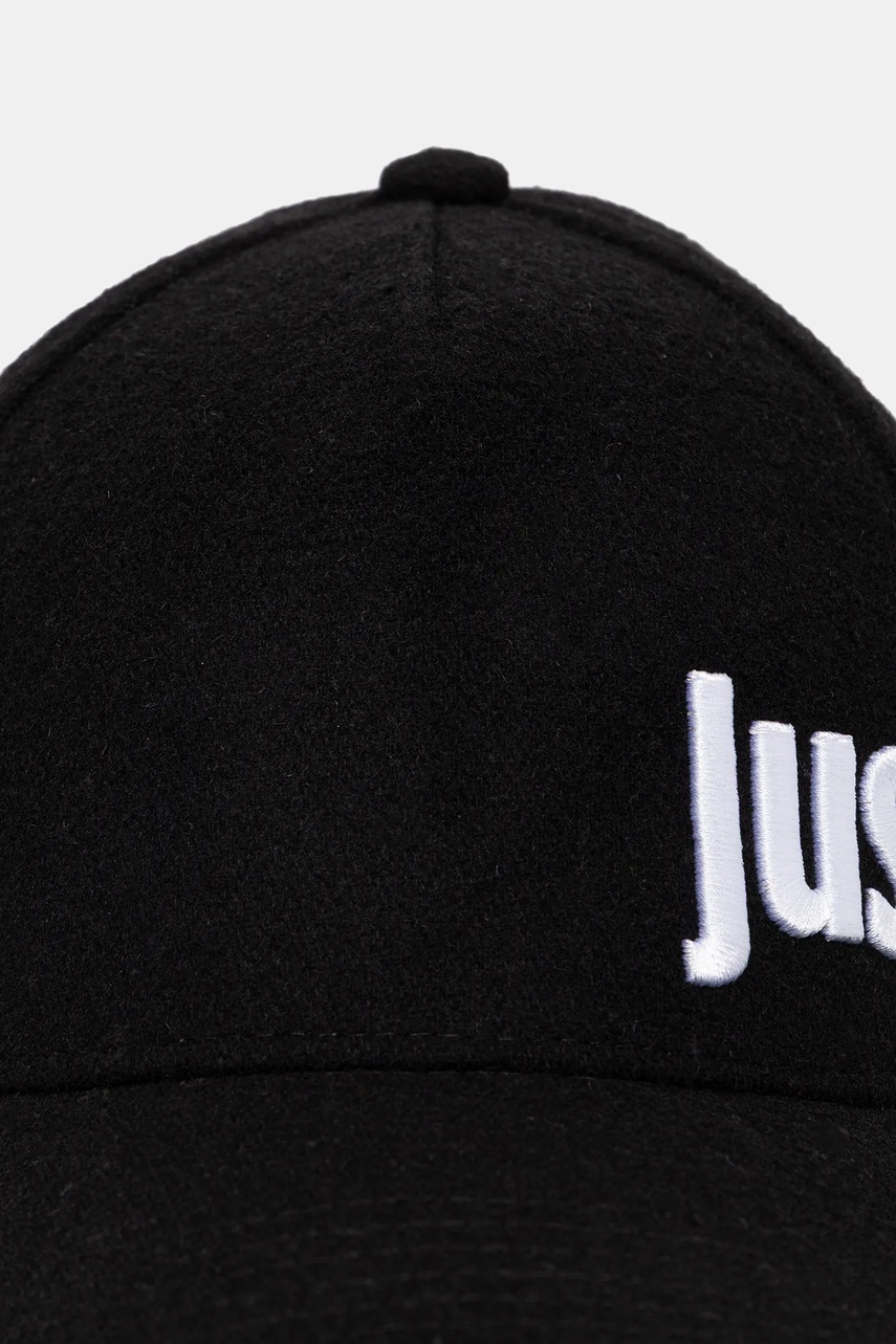 Шерстяная кепка Just Cavalli цвет чёрный 79RAZK20 ZG408