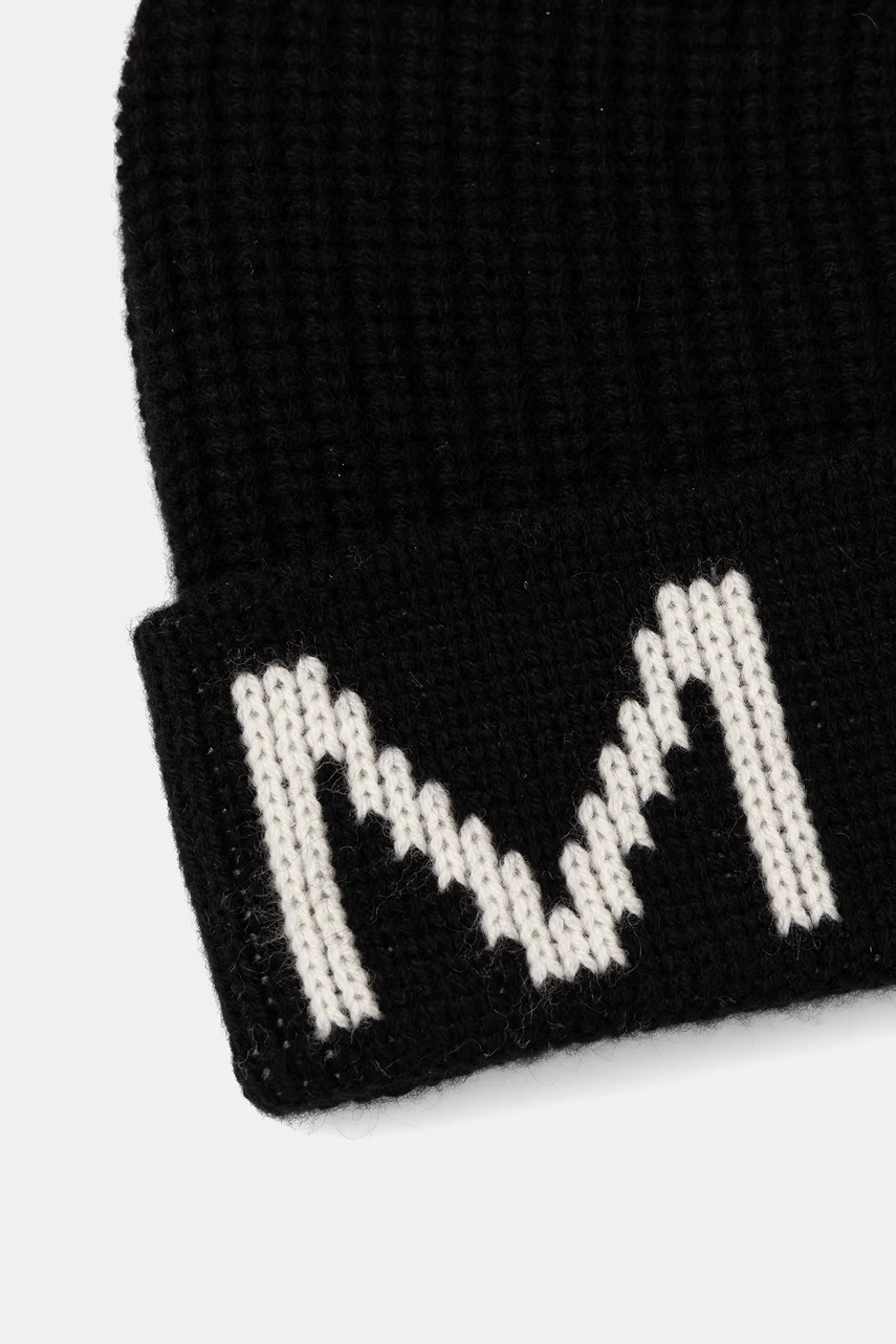 Шерстяная шапка Ermanno Scervino цвет чёрный  57TV003EP9