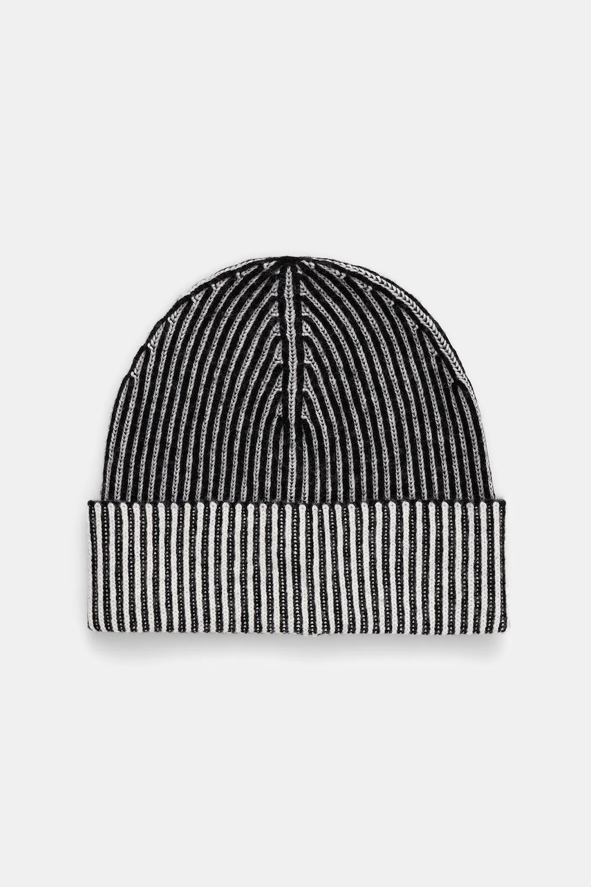 Sisley căciulă din amestec de lână culoarea negru, 132HLA00J