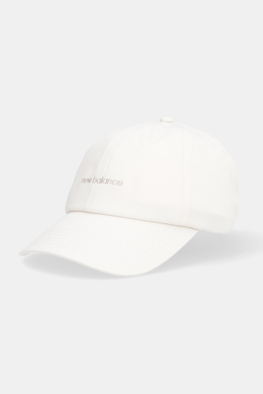 

Шапка с козирка New Balance в бежово LAH51010LIN, Бял