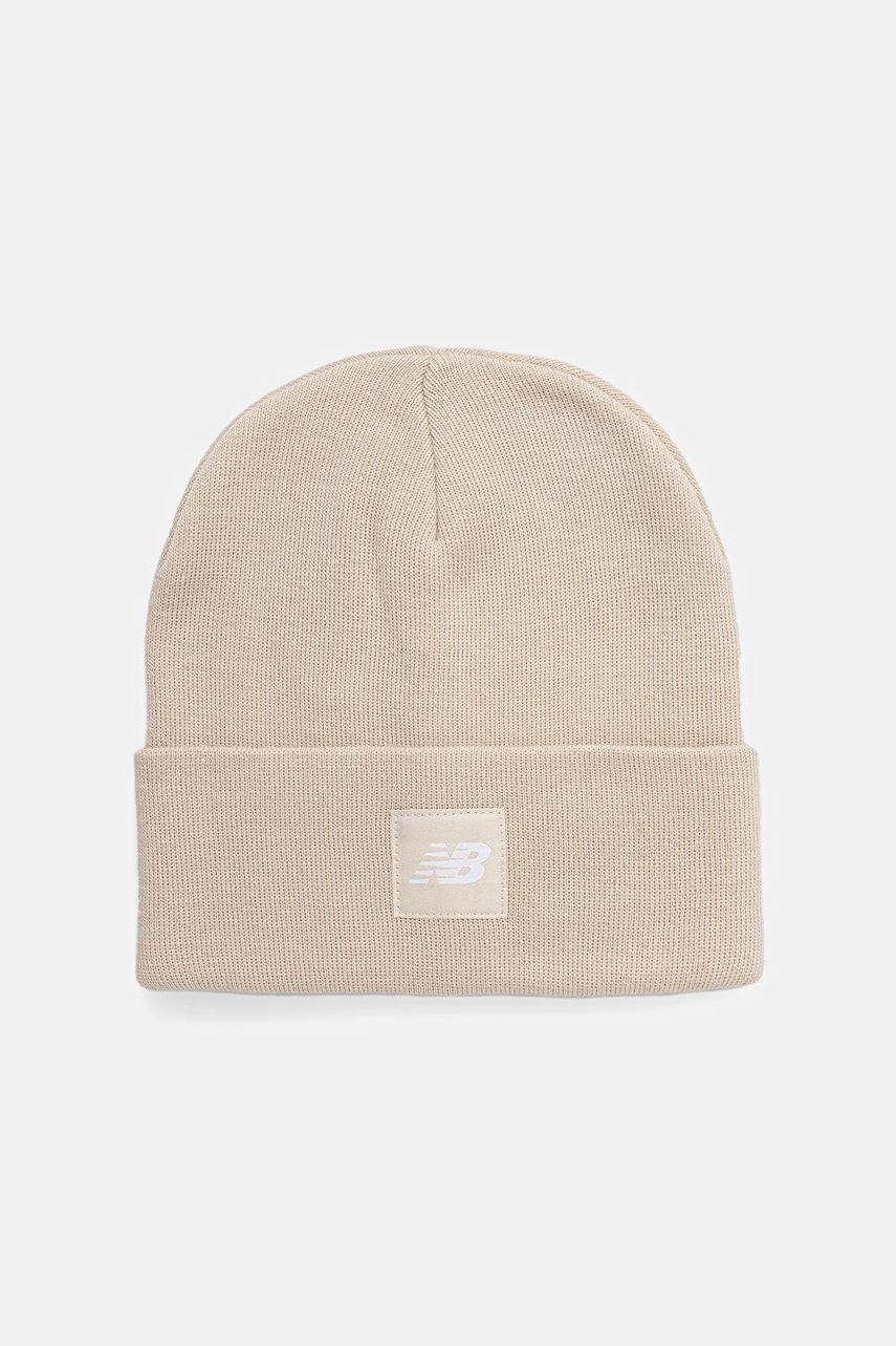 New Balance căciulă culoarea bej, LAH13034TWF