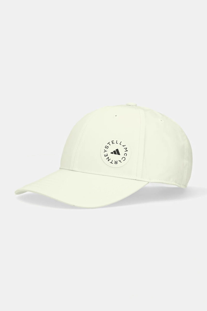 adidas by Stella McCartney șapcă culoarea bej, JZ5519
