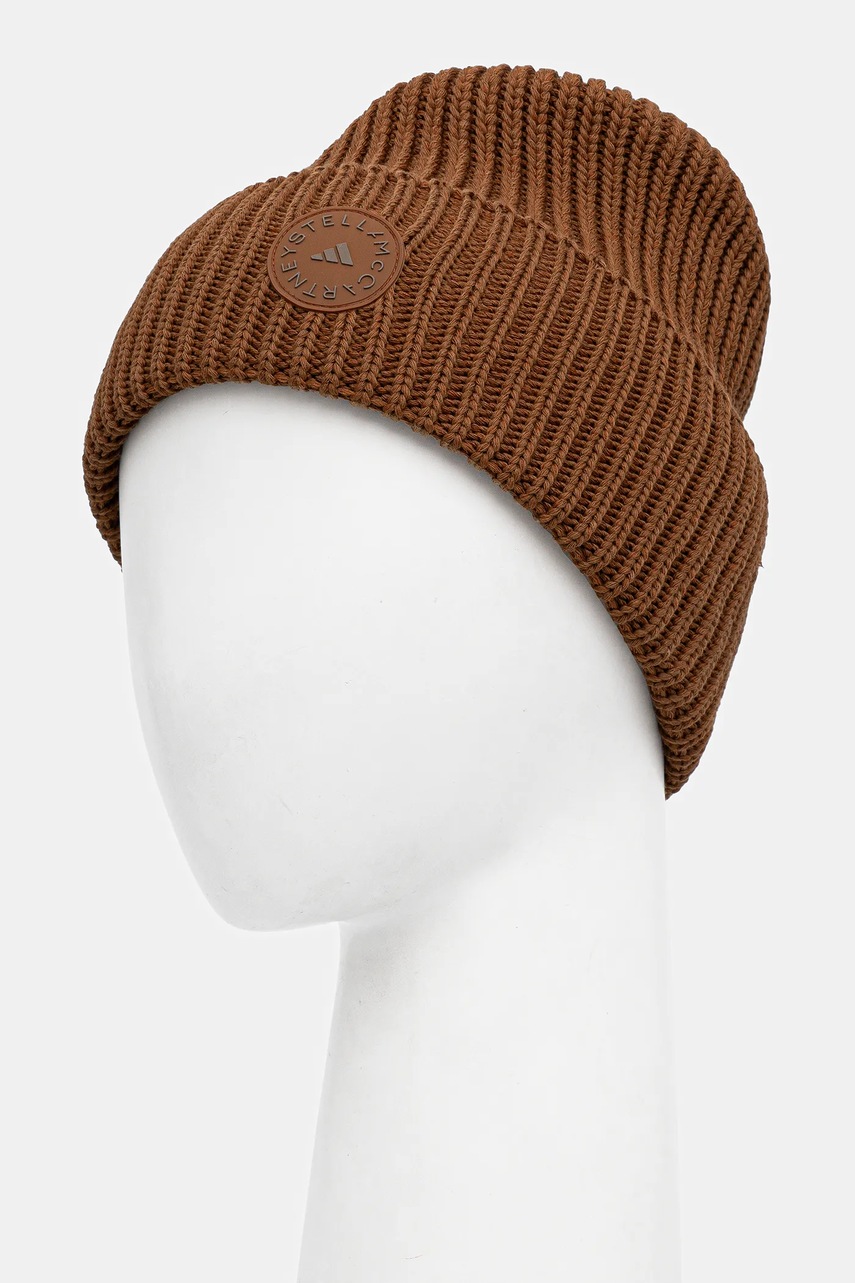 Шапка adidas by Stella McCartney цвет коричневый  JZ5527
