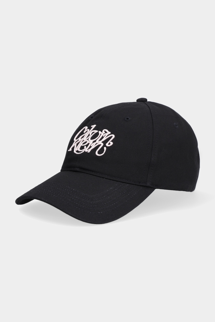 Levně Bavlněná baseballová čepice Calvin Klein černá barva, LV04F5032G
