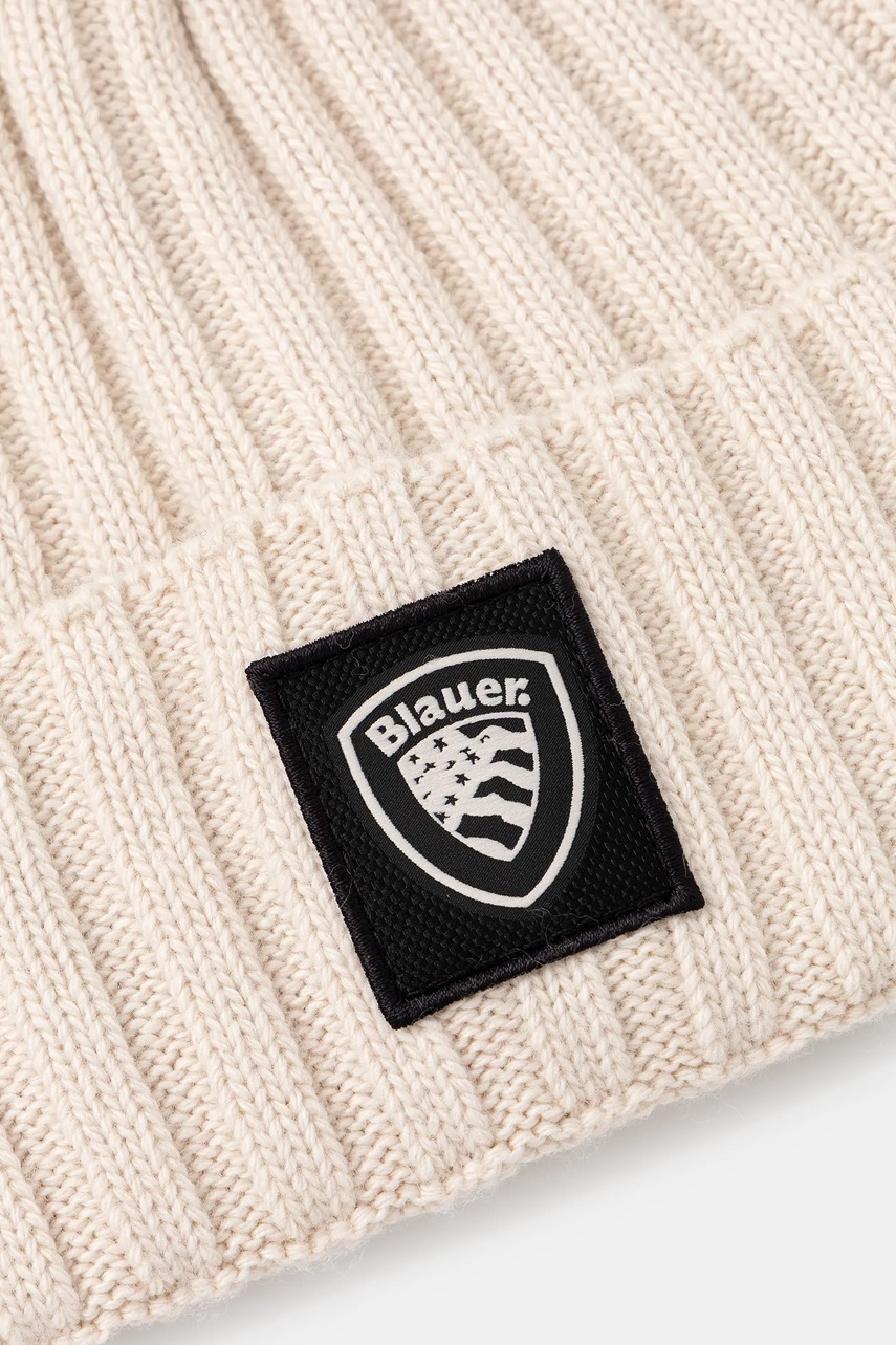 Шапка с шерстью Blauer LIFE цвет бежевый  BLDA05337
