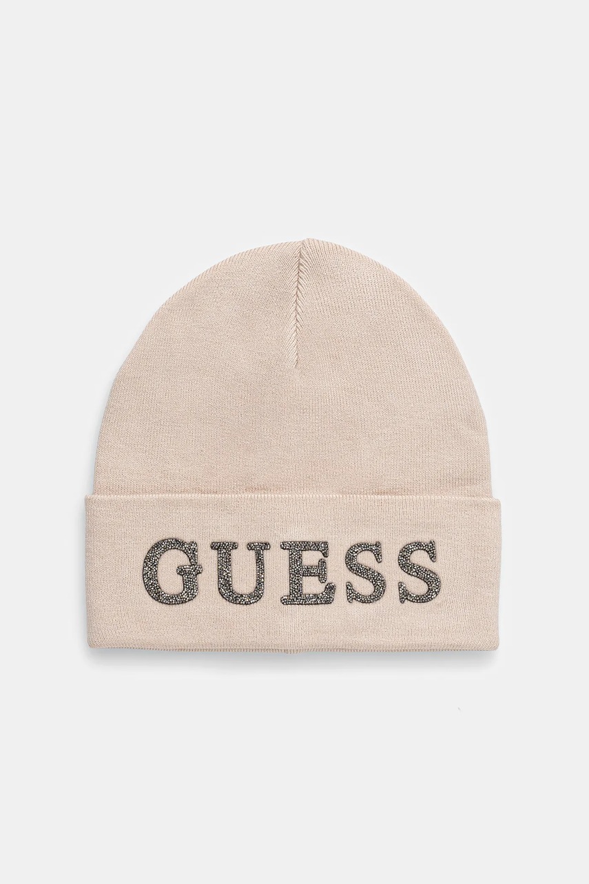 

Шапка Guess в бежово AW5398 POL01, Бежов