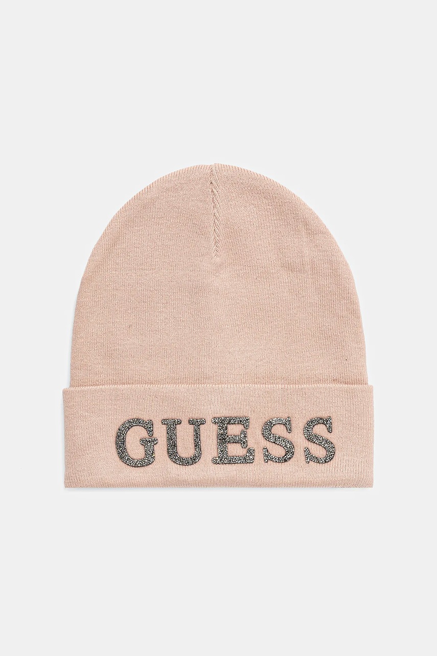 

Шапка Guess в оранжево AW5398 POL01, Оранжев