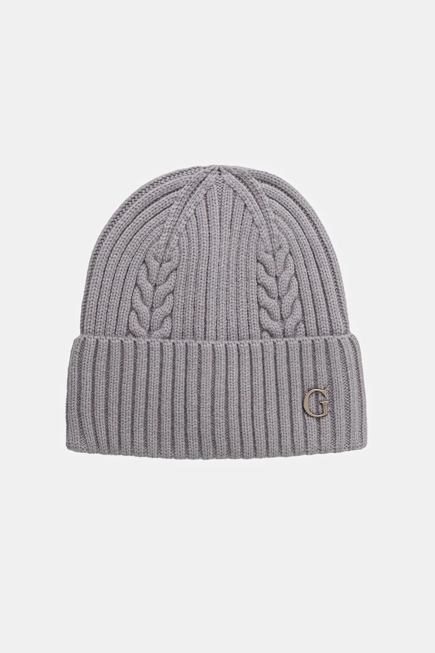 

Шапка Guess в сиво AW5381 POL01, Сив