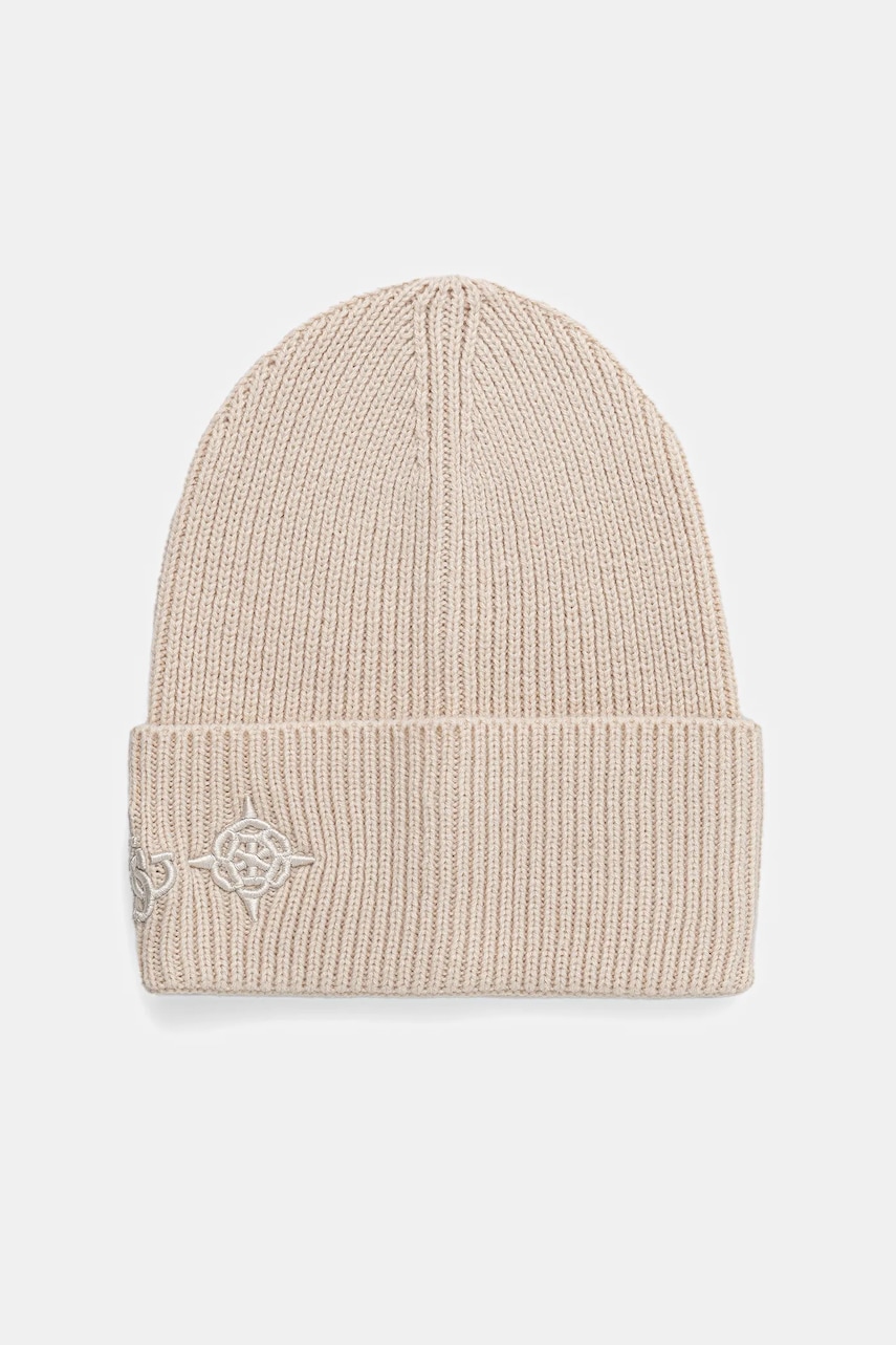 

Шапка с вълна Guess CRESIDIA в бежово AW5404 POL01, Бежов