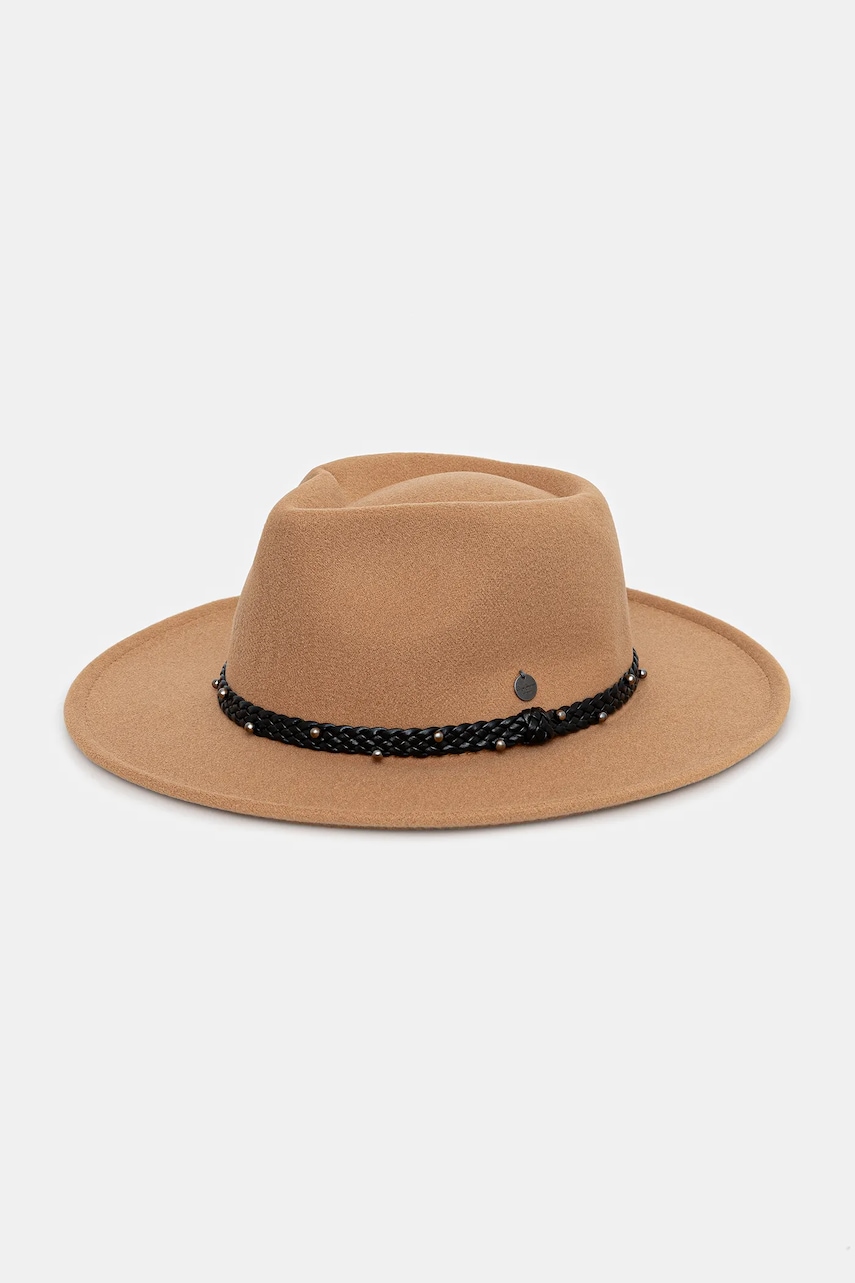Levně Klobouk Pepe Jeans béžová barva, PL0400006