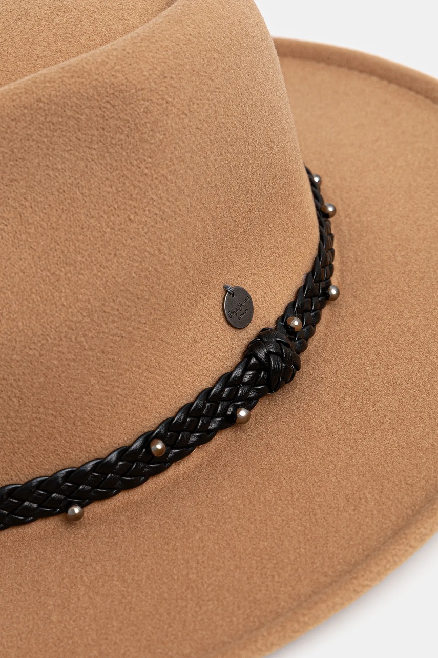 Шляпа Pepe Jeans цвет бежевый PL0400006