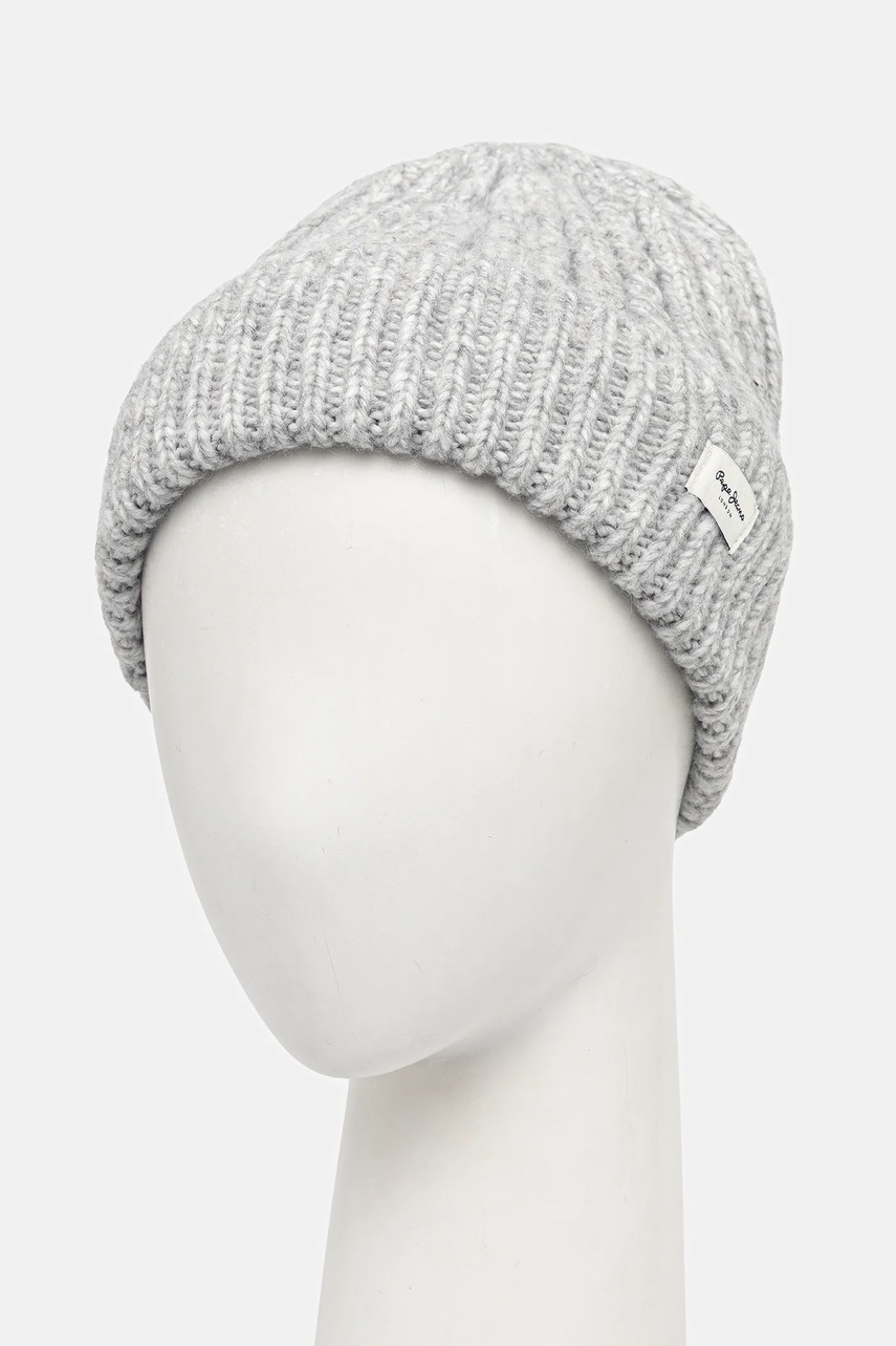 Шапка Pepe Jeans цвет серый  PL0400007