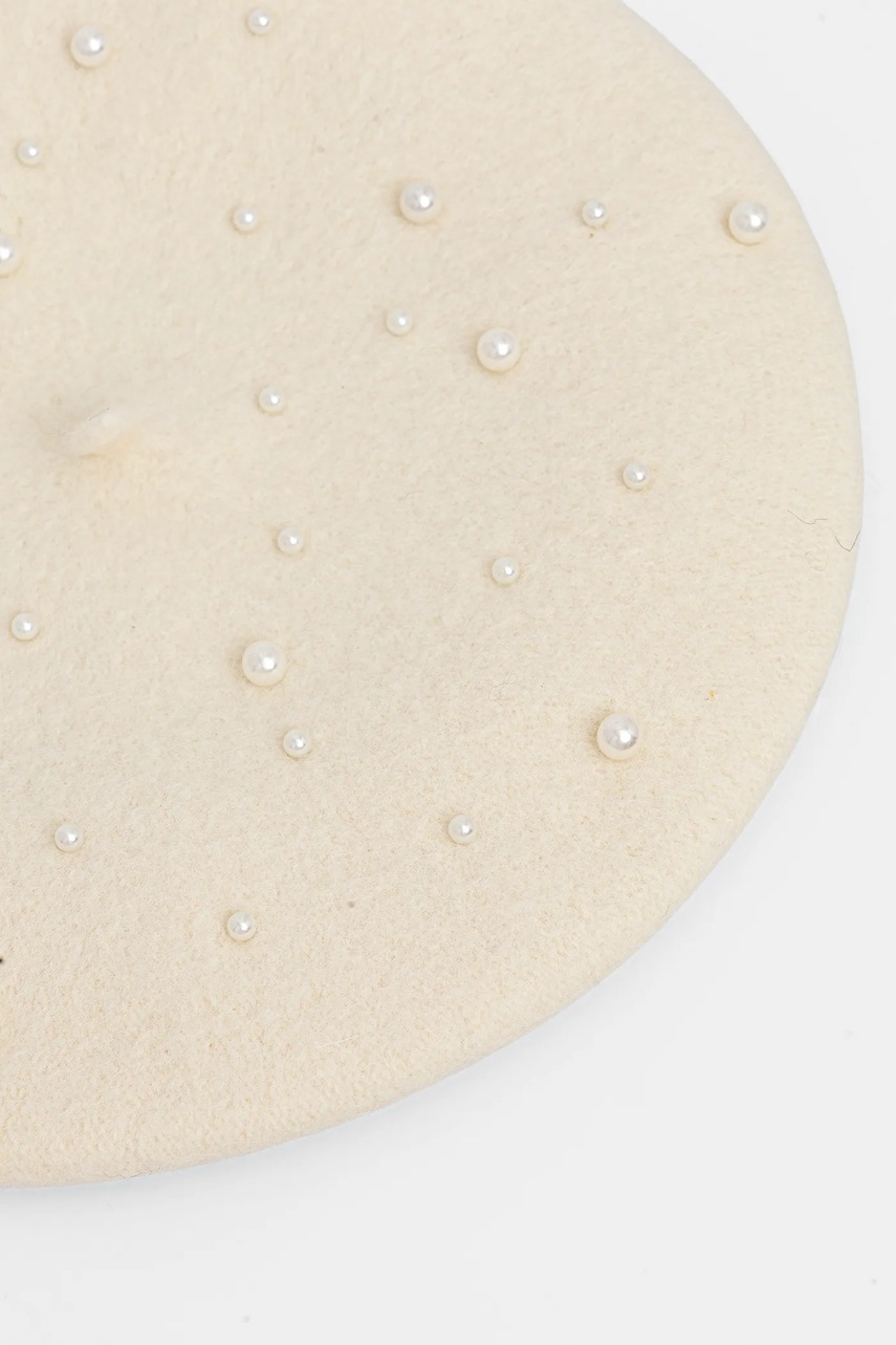 Берет с добавлением шерсти Marella Emme by Marella цвет бежевый 2525576032200