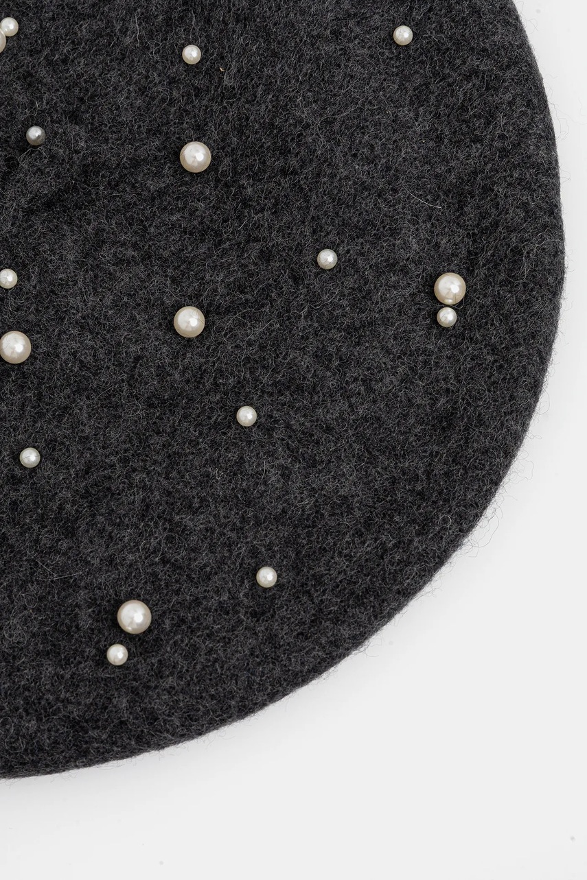 Берет с добавлением шерсти Marella Emme by Marella цвет серый 2525576032200