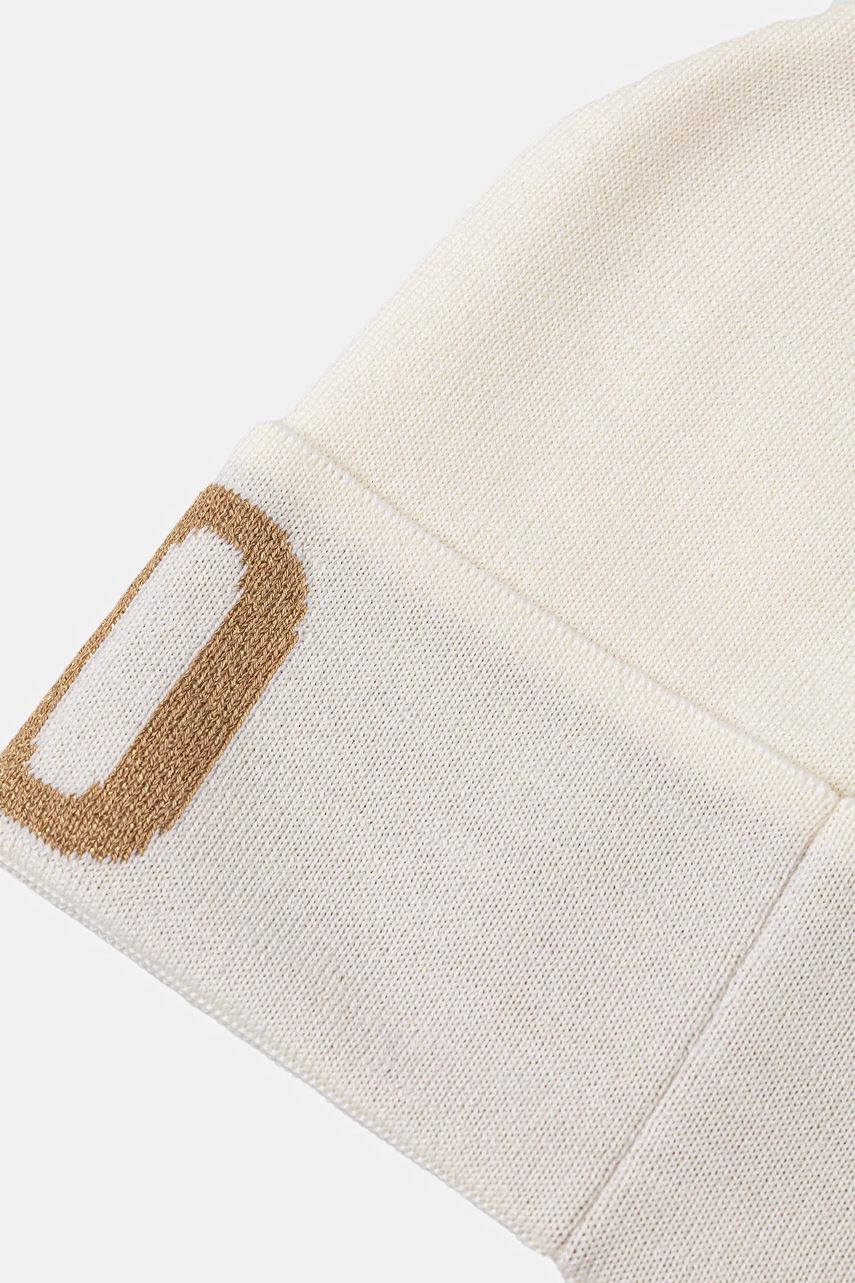 Шапка с шерстью Moschino цвет бежевый  M3349 65457