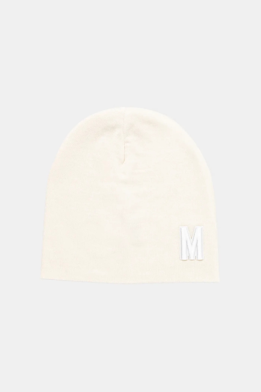 Moschino căciulă de lână culoarea bej, M5877 60803