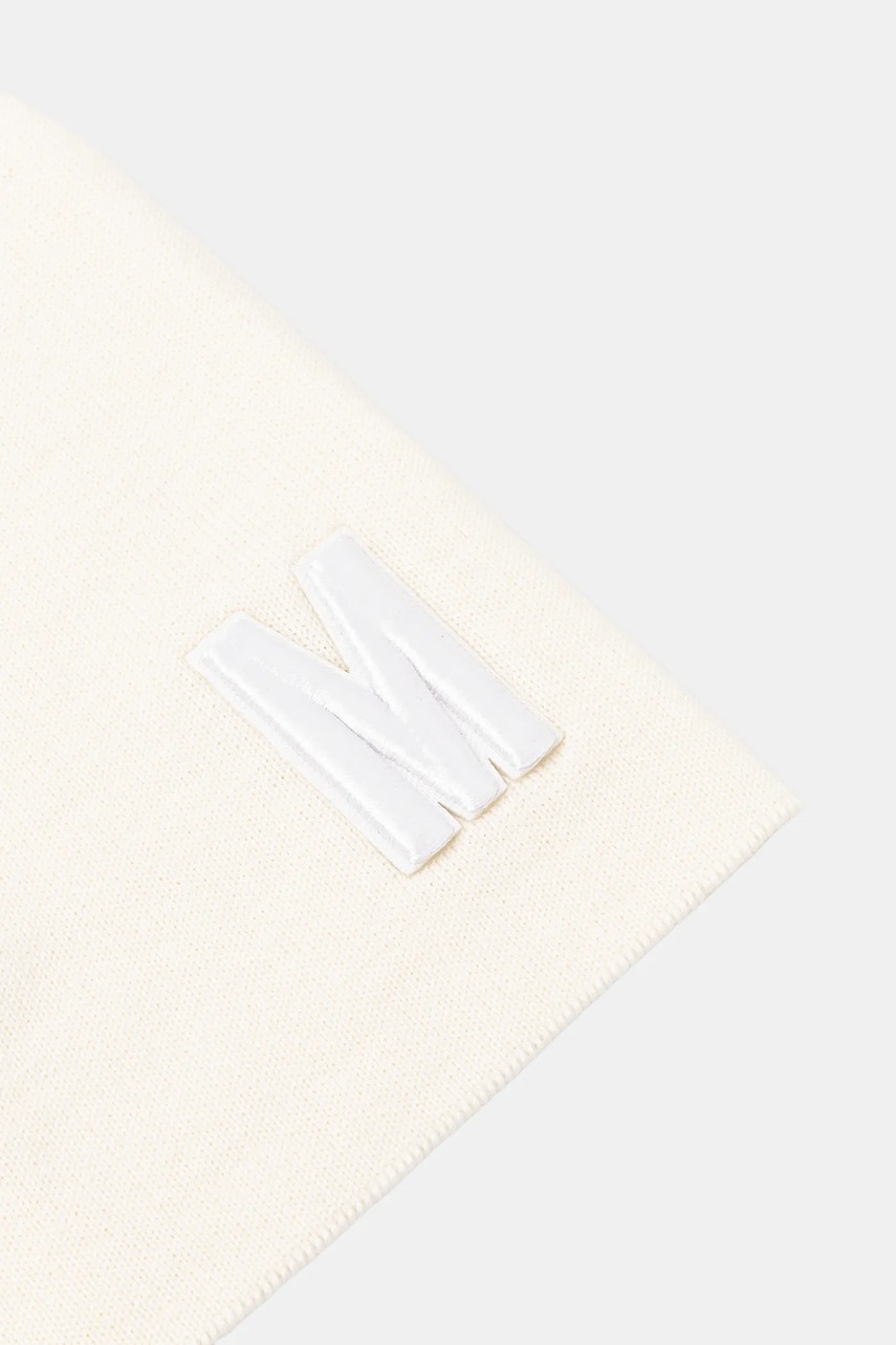 Шерстяная шапка Moschino цвет бежевый  M5877 60803