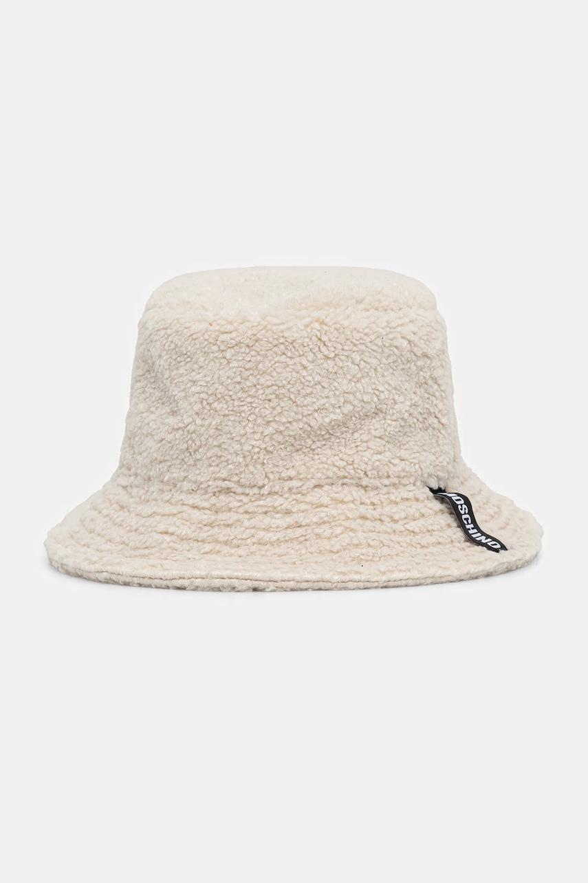 Levně Klobouk Moschino béžová barva, M3317 65442
