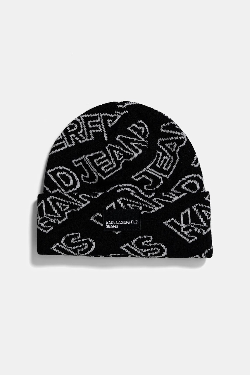 Шапка и шарф Karl Lagerfeld Jeans цвет чёрный A4W33074
