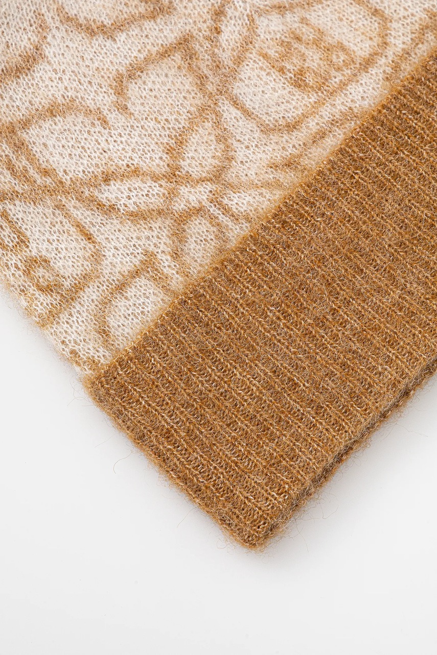 Шапка с шерстью HUGO цвет бежевый  50548722