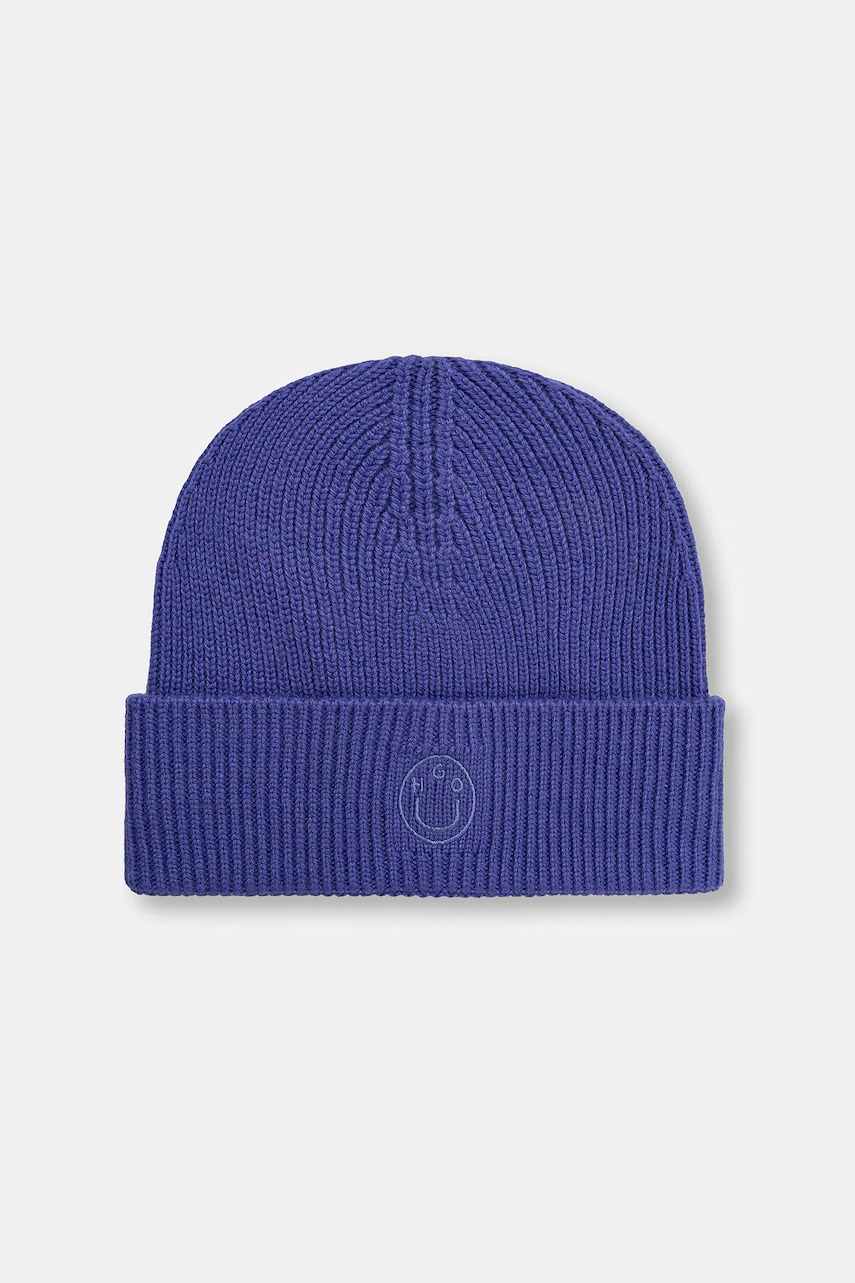 HUGO Blue pălărie din amestec de lână Xafon_B culoarea violet, 50551505