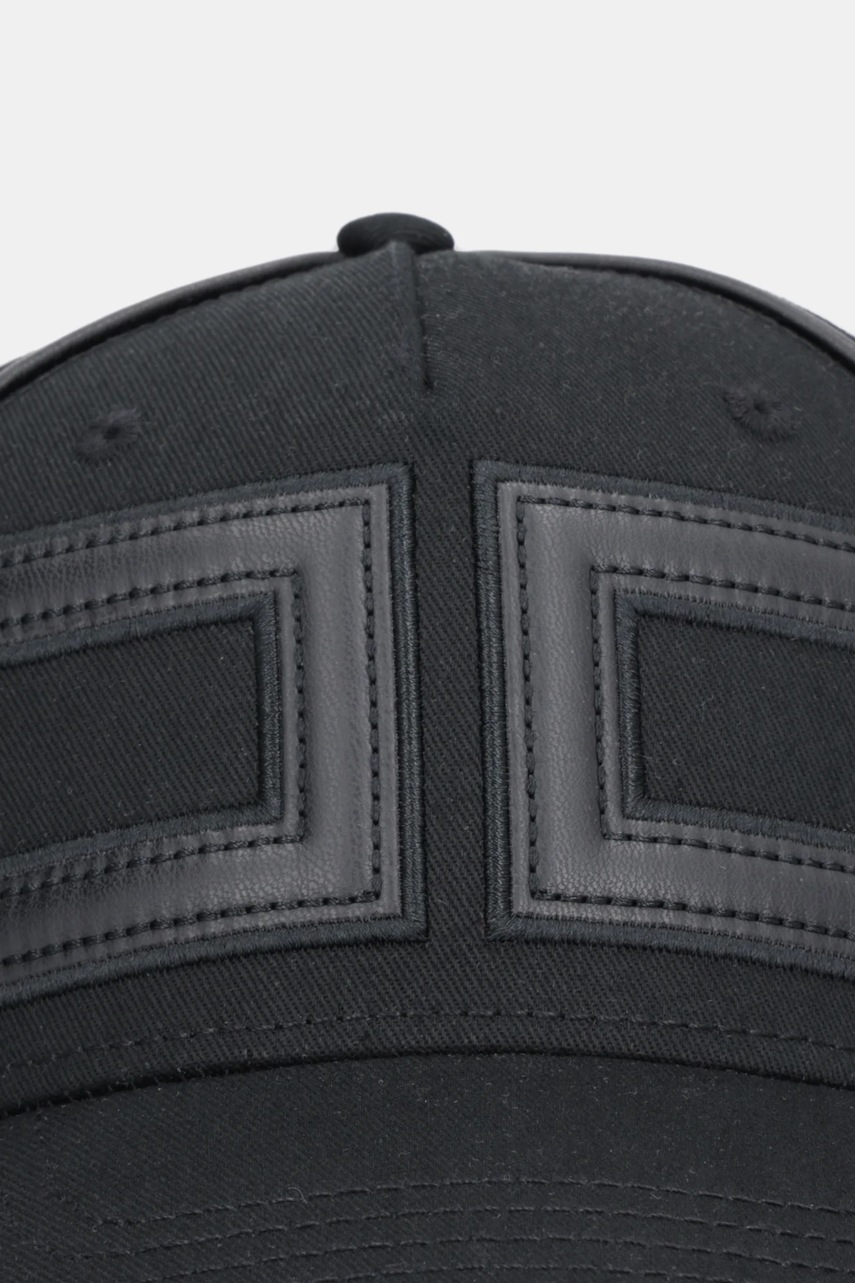 Хлопковая кепка Elisabetta Franchi цвет чёрный CL21F57E2