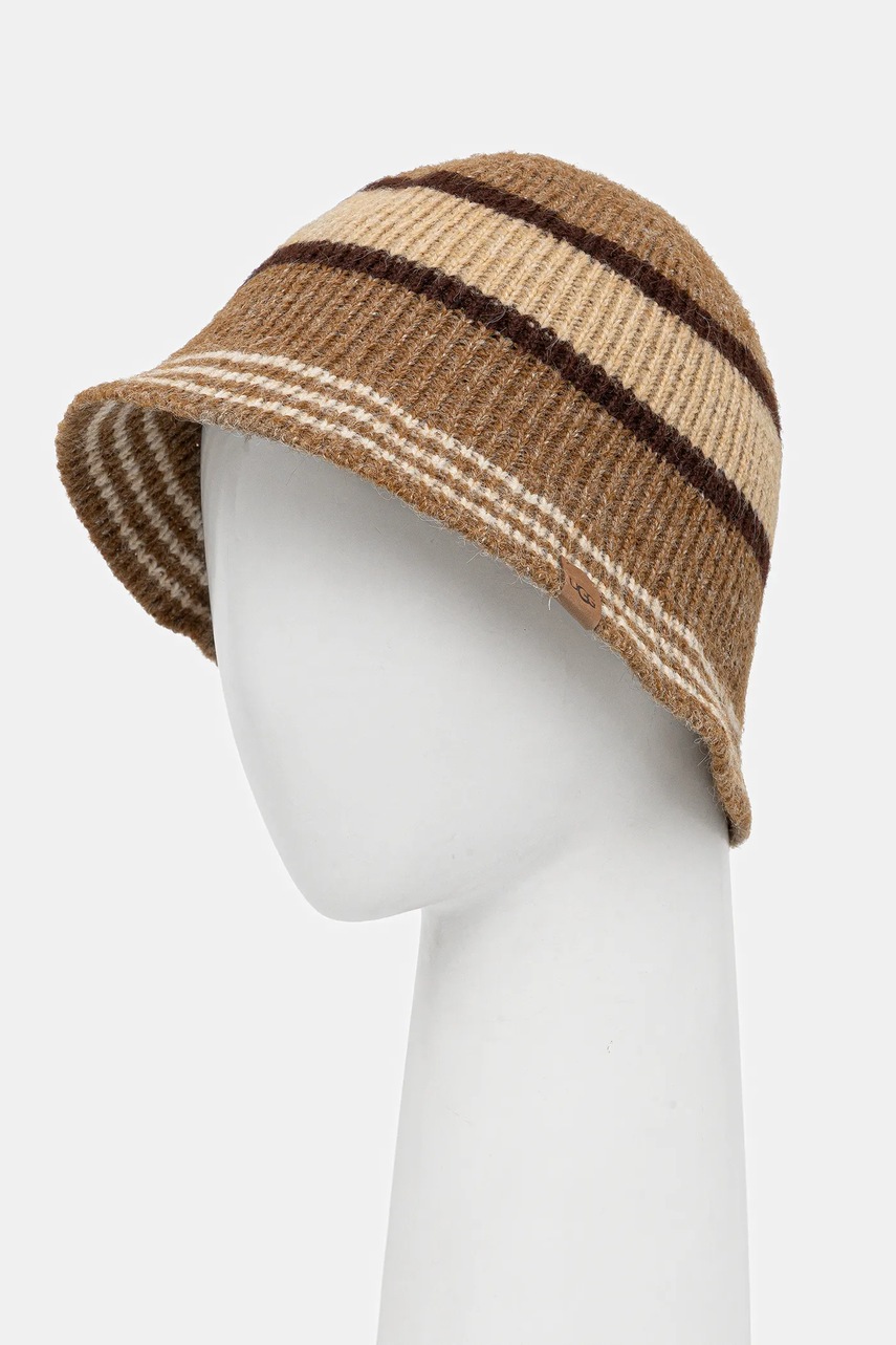 Шляпа с примесью шерсти UGG цвет коричневый 102723
