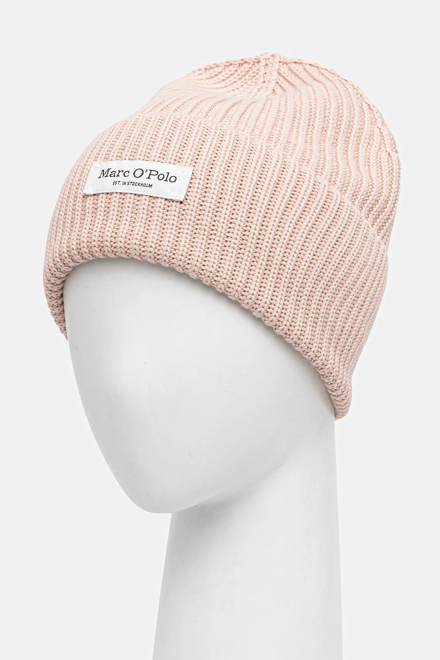 Хлопковая шапка Marc OPolo цвет розовый  509605901141