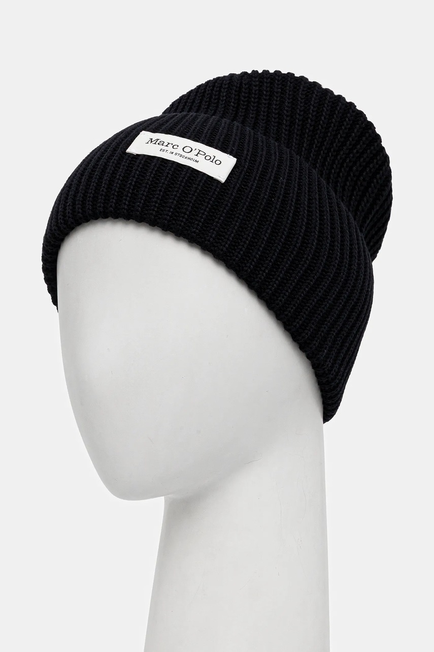 Хлопковая шапка Marc OPolo цвет синий  509605901141