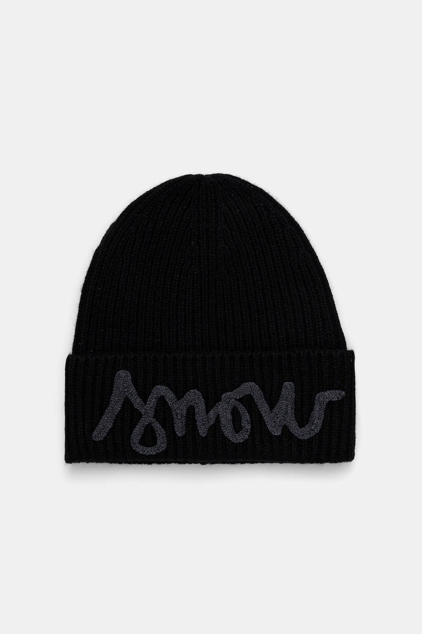 Rossignol căciulă din cașmir JCC culoarea negru, RLOWH07