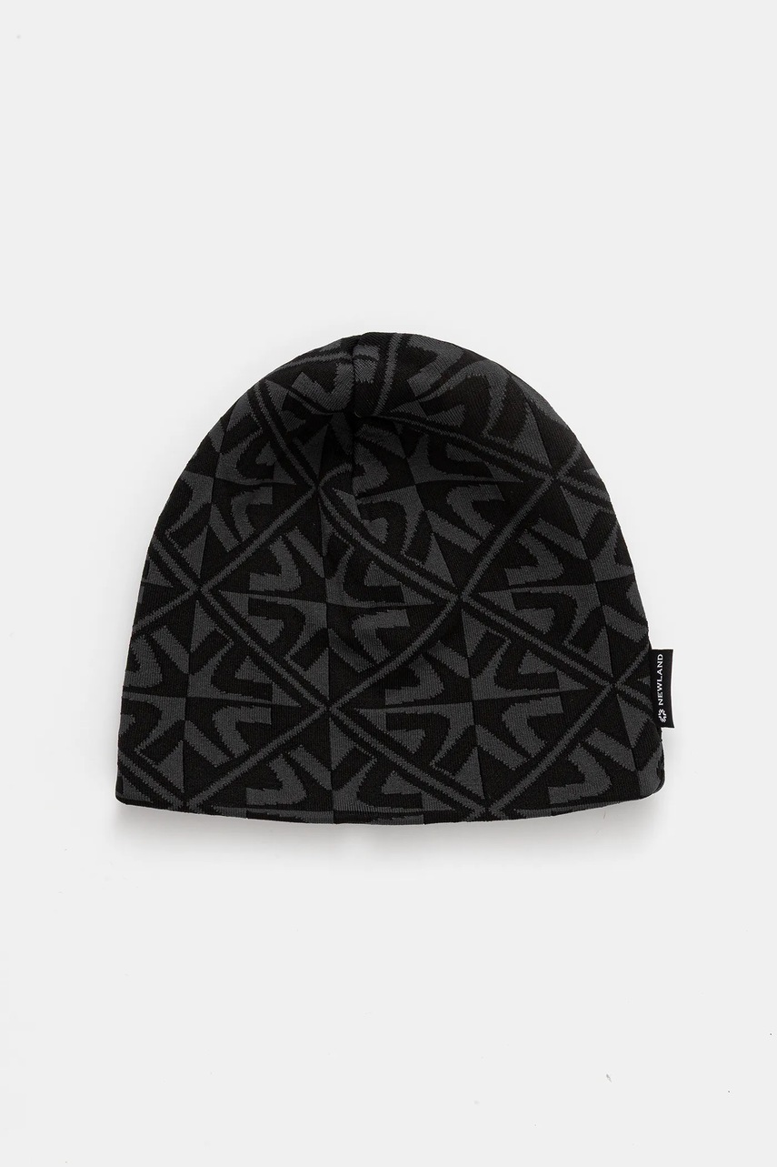 Levně Čepice Newland DOUBLE BEAINIE černá barva, N54400.167