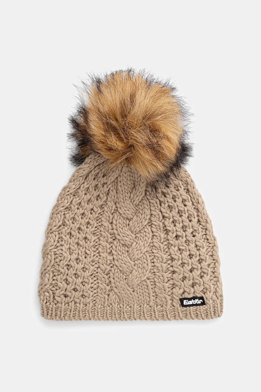 Eisbar pălărie din amestec de lână Afra Lux MÜ culoarea bej, E80111
