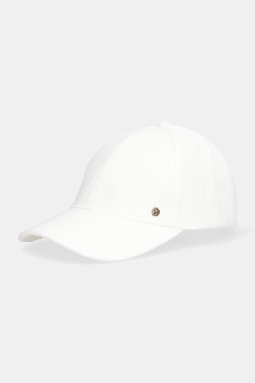 United Colors of Benetton șapcă culoarea bej, 60OZDA01C