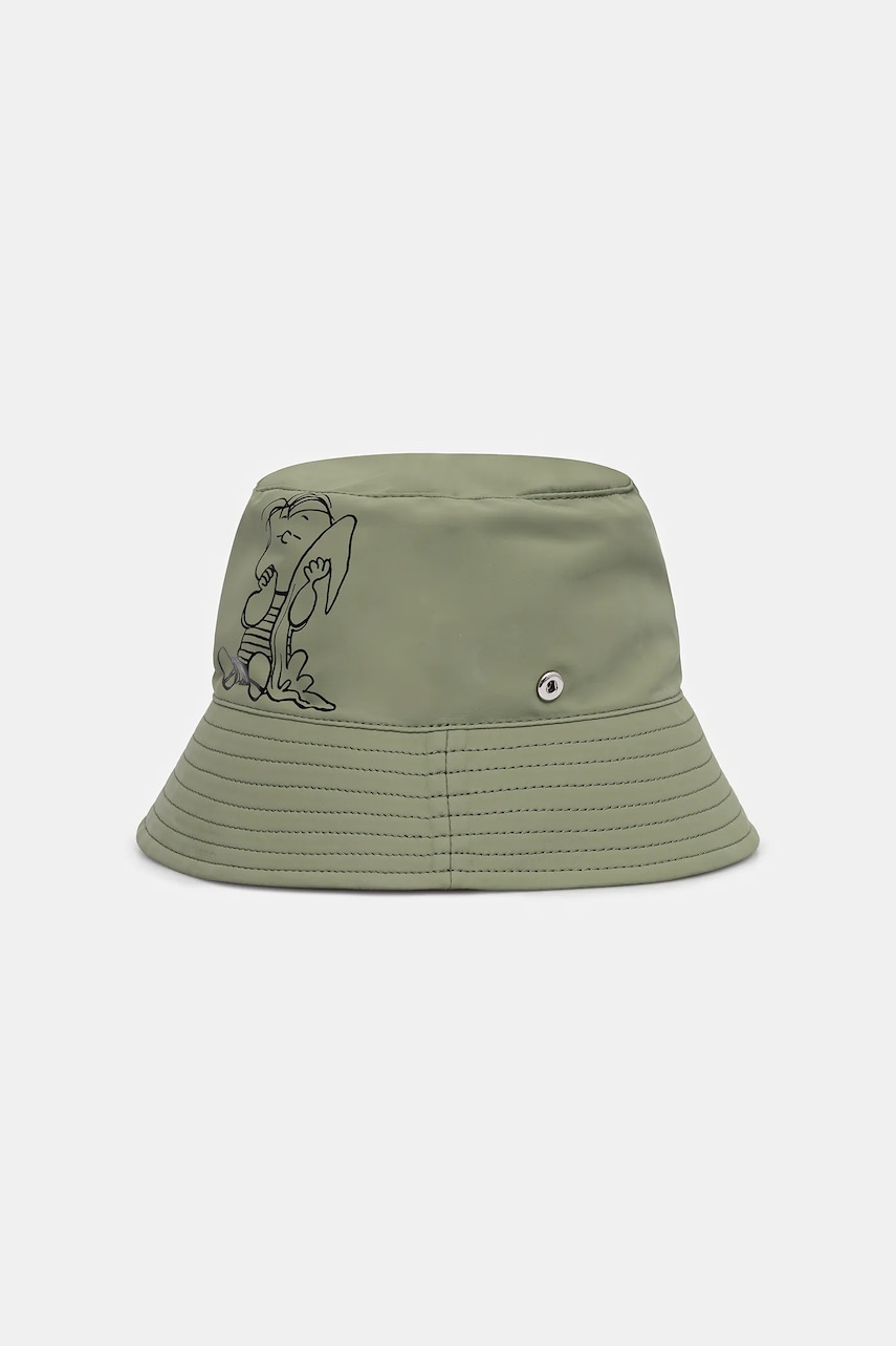 Coccinelle pălărie PEANUTS culoarea verde, E7.T1E.50.01.01