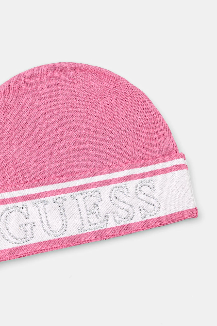 Детская шапка Guess цвет розовый J4YZ01 Z3GW0 Детская шапка Guess цвет розовый J4YZ01 Z3GW0